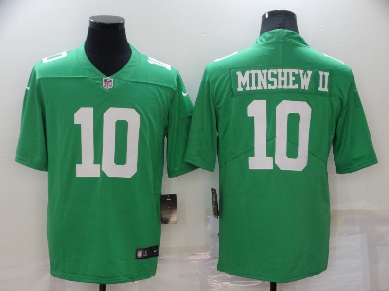 2022 Men Philadelphia Eagles #10 Gardner Minshew II Nike green Vapor Limited NFL Jersey